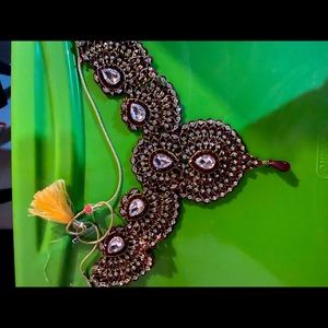 Necklace earring and headpiece